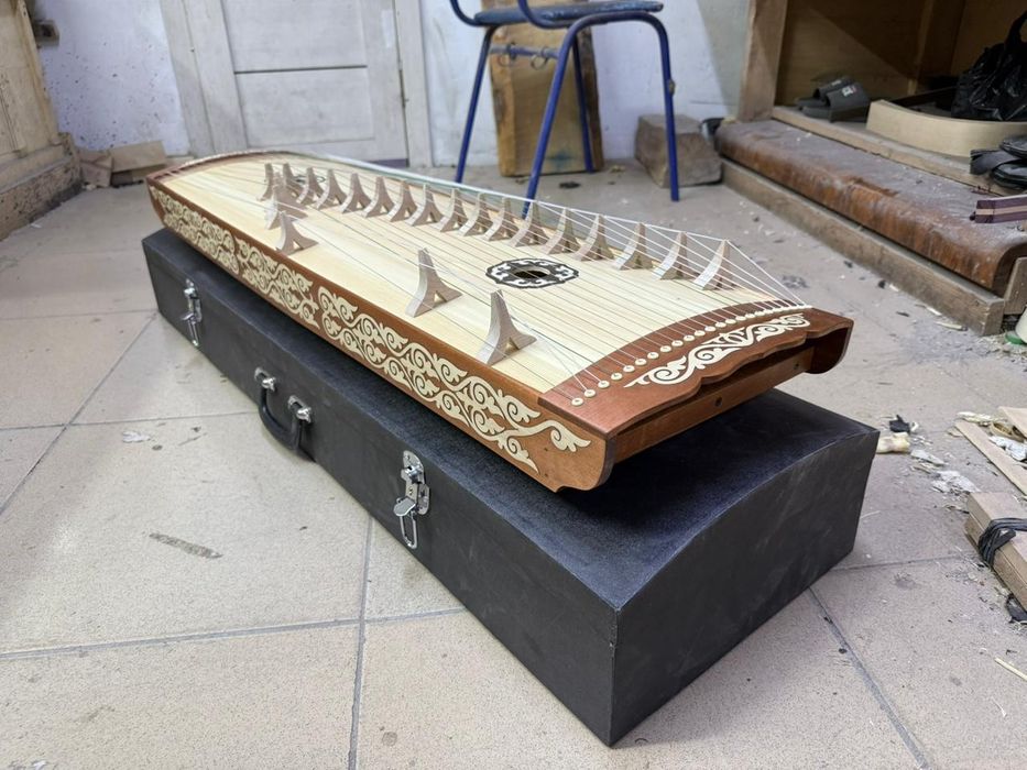 Музыкальный инструмент. Жетіген.