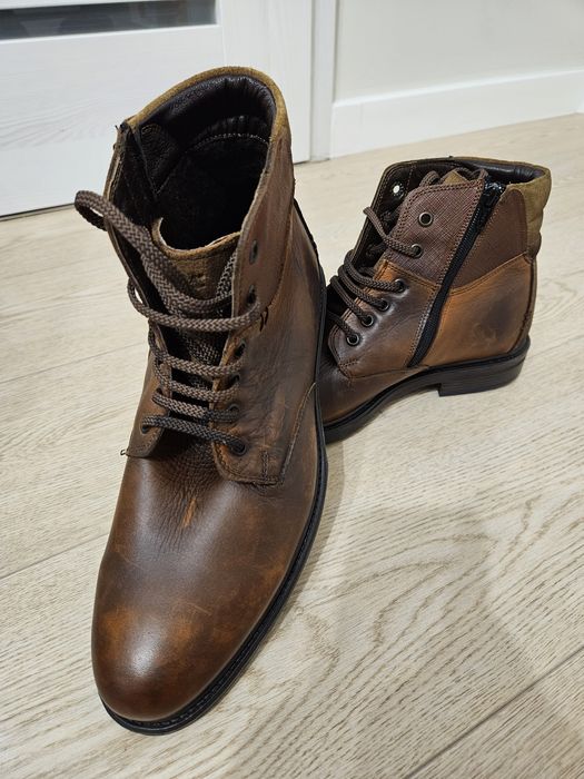 Botine barbati piele