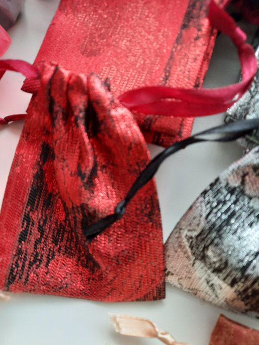 Мешочек парча. Для мелких подарков 10*12