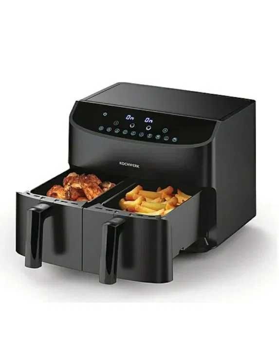Air Fryer două compartimente, de 3,5 l fiecare 2400w
