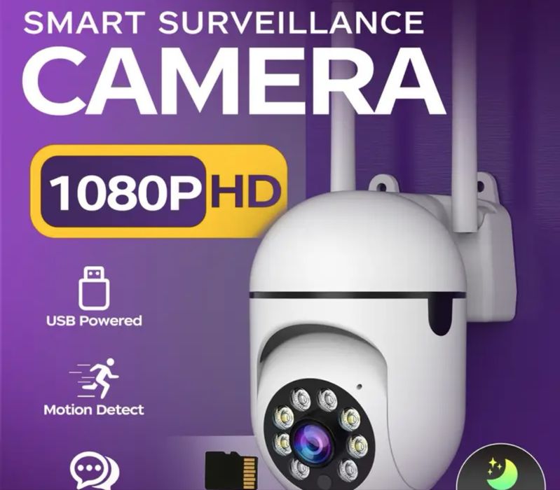 1080P HD Камера за видеонаблюдение нощно виждане цветен екран