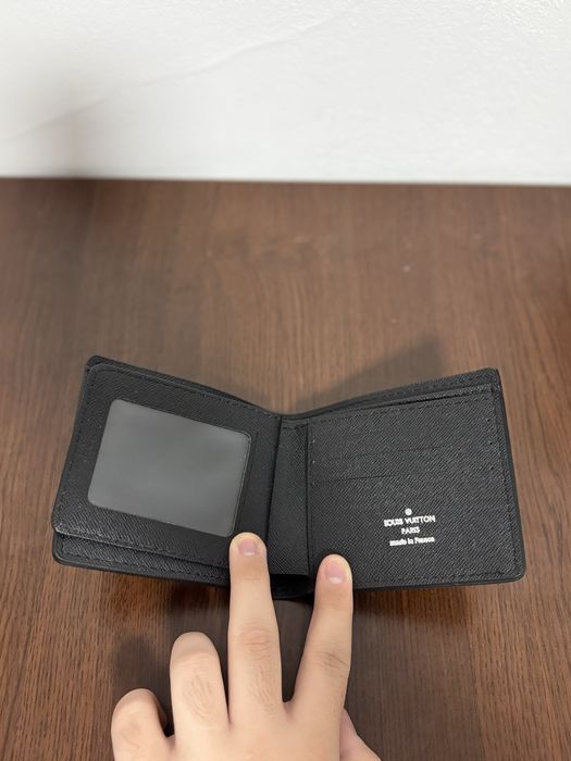 Portofel Louis Vuitton Monogram Eclipse Black / Black Flower Original