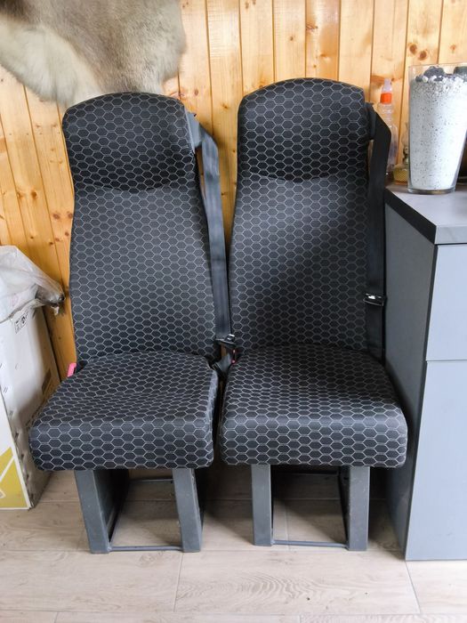 Set 2 scaune modulare campervan microbuz cu centuri integrate