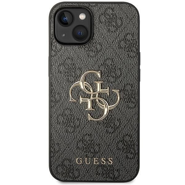 Guess guhcp15s4gmggr iphone 15 / 14 / 13 6.1" grey hardcase 4g big met