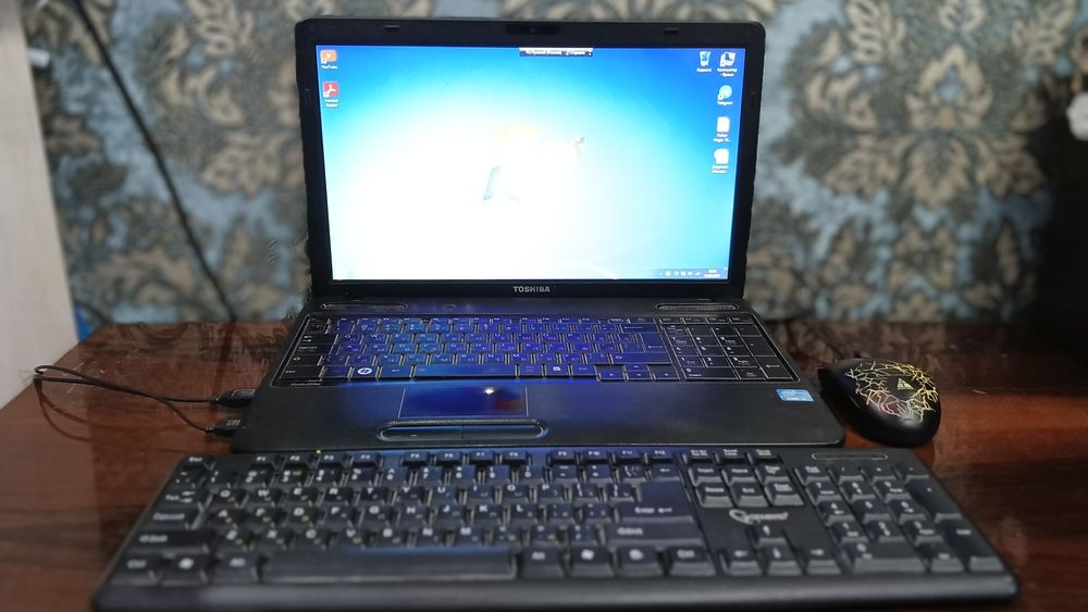 Ноутбук Toshiba — надежный, для работы и учебы + комплект!
Продам н