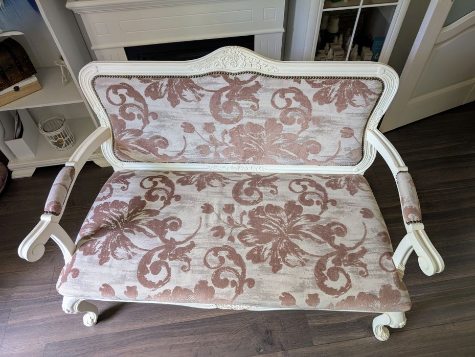 Canapea vinted lemn antichizat