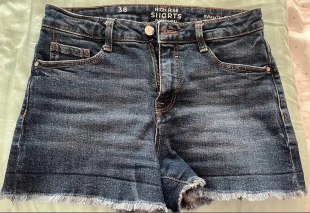 Pantaloni scurți denim Clokouse - High Rise