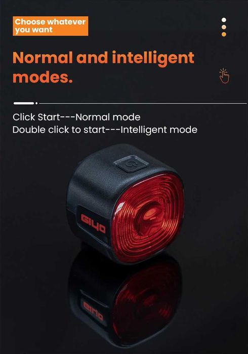 Giyo GL09S Smart Light- Интелигентна задна светлина .