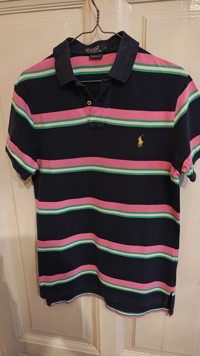 Tricou in dungi mov cu negru Polo Ralph Lauren - Marime M