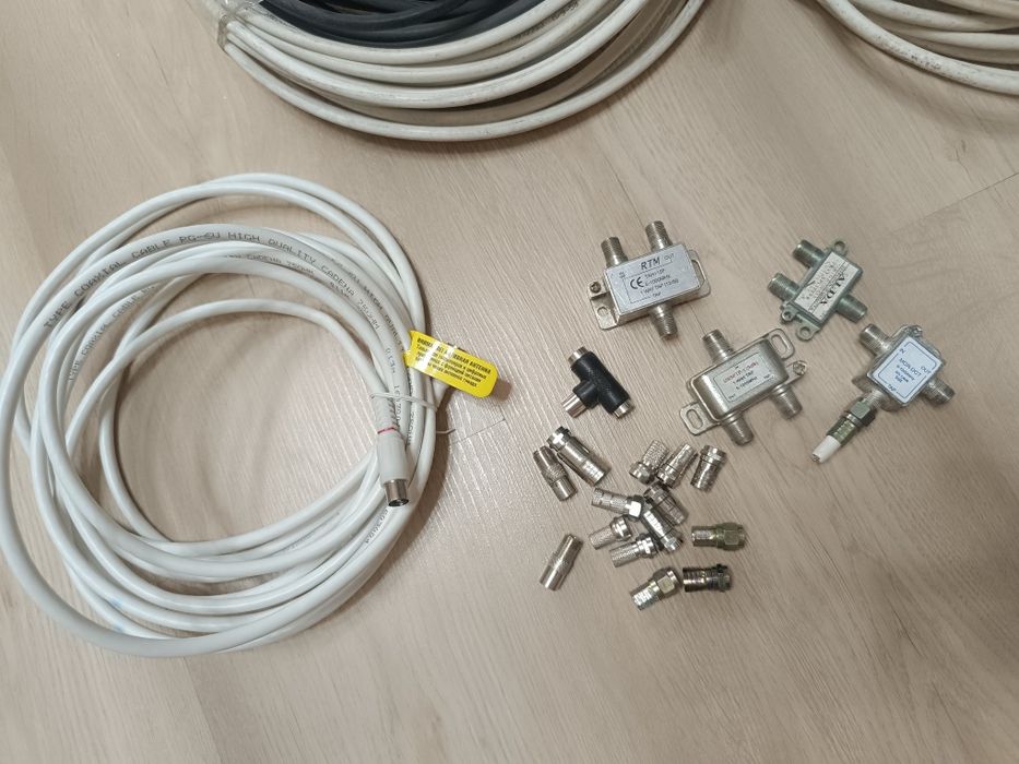 Разные кабеля, переходники для ТВ