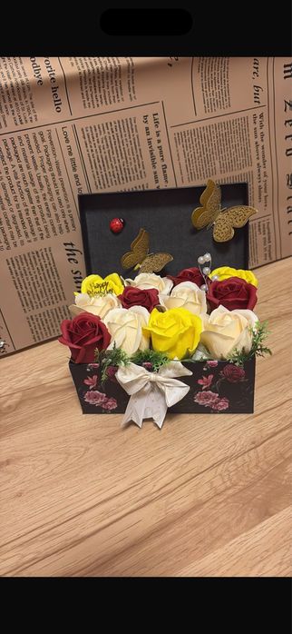 Aranjamente trandafiri de sapun