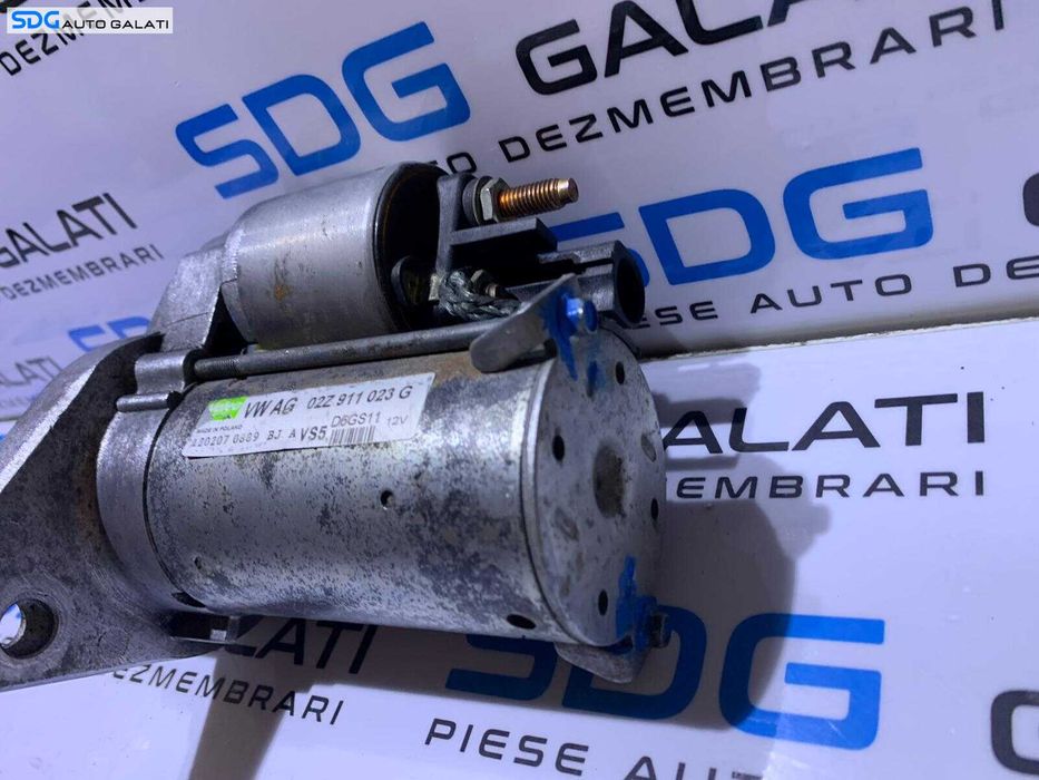 Electromotor cu 10 Dinti Seat Leon 1P 2.0 FSI BVY BLR BVZ BLY 2006 - 2013 Cod 02Z911023G D6GS11 [B3625]