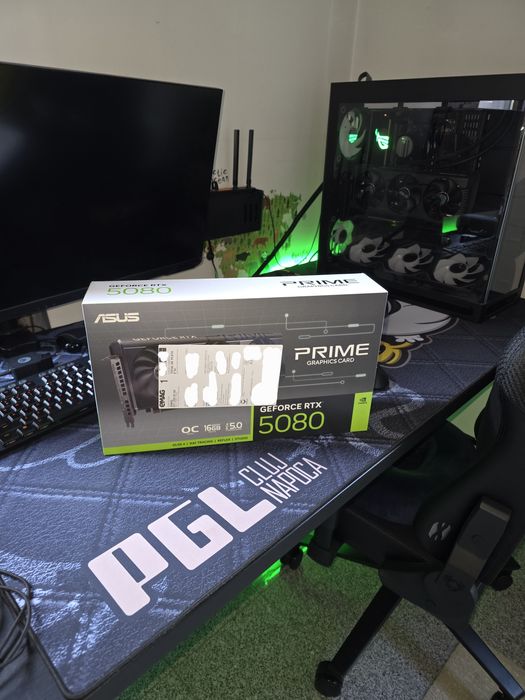 ASUS PRIME GeForce RTX 5080 OC Edition - sigilata, garantie