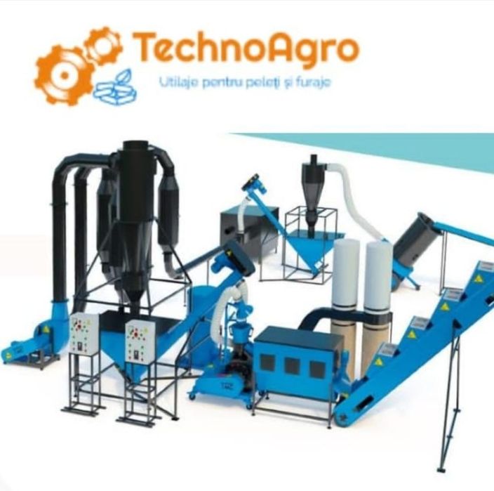 Linie fabricare furaje animale 700kg/oră. Start Up N. Fonduri Europ