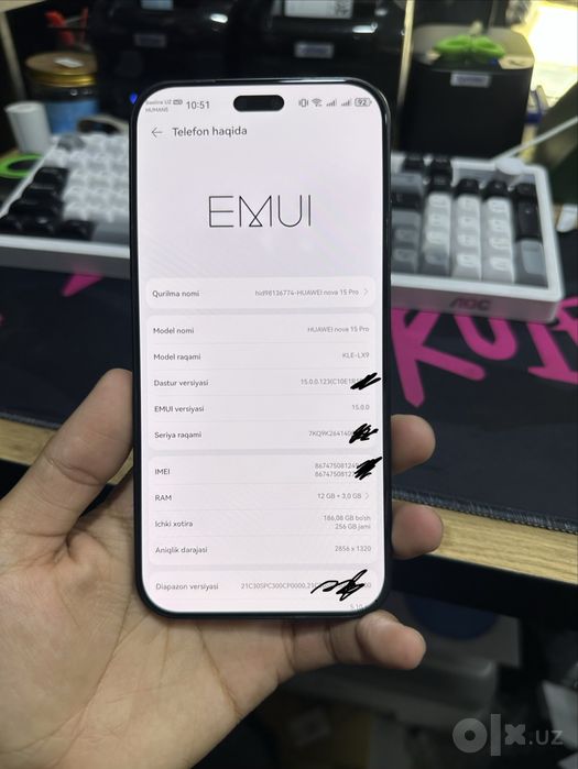 Huawei nova 15 pro  256 gb