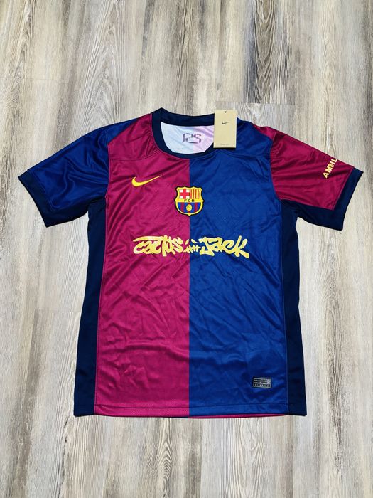 Tricou Jersey Nike Barcelona Cactus Jack Travis Scott
