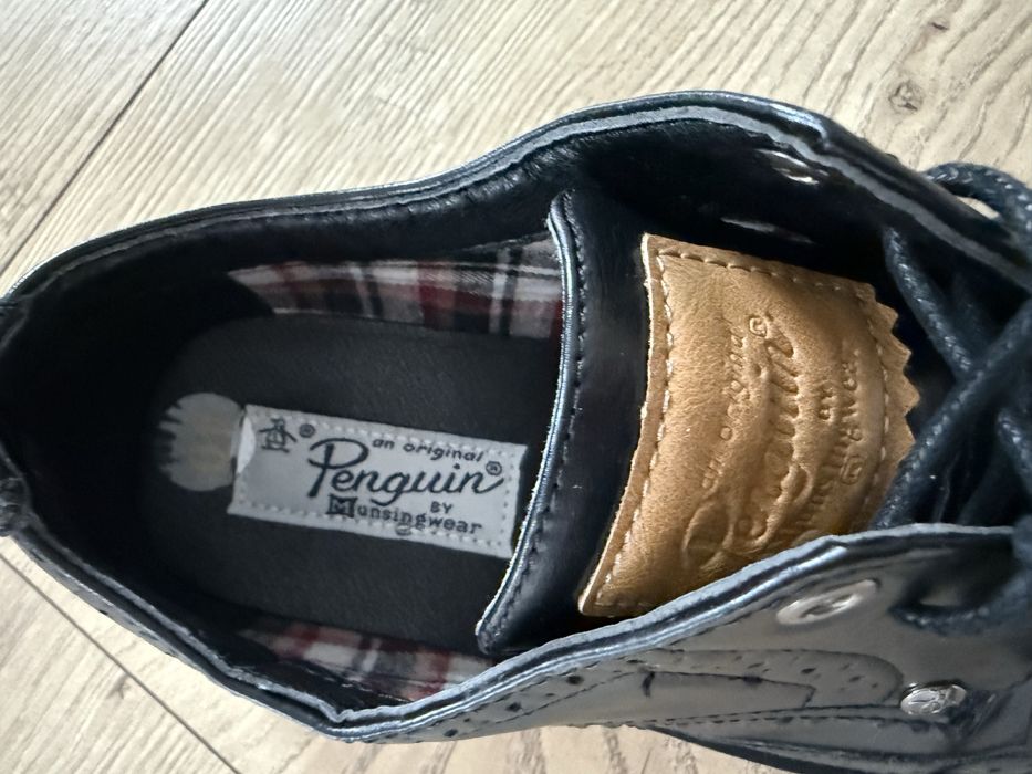 Pantofi Piele ORIGINAL PENGUIN Brogue Negru Barbati | Marime 42