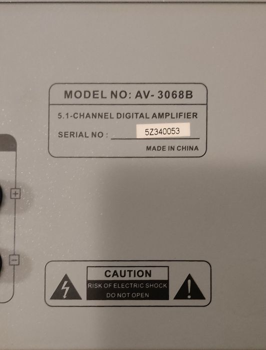 Усилвател receiver KODA model AV-3068B