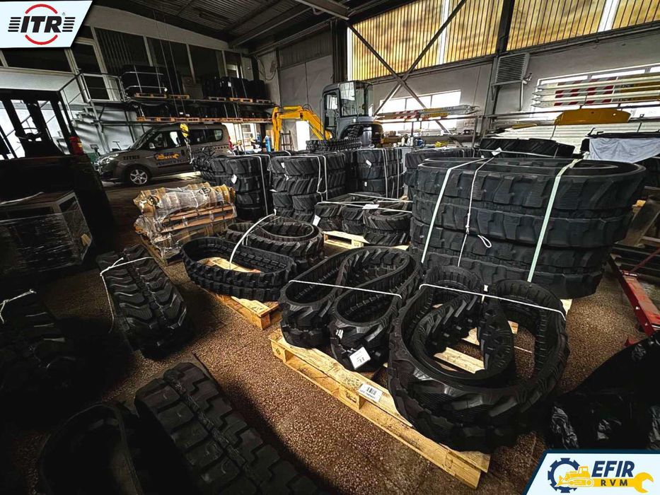 НОВИ гумени вериги ITR за минибагер на склад