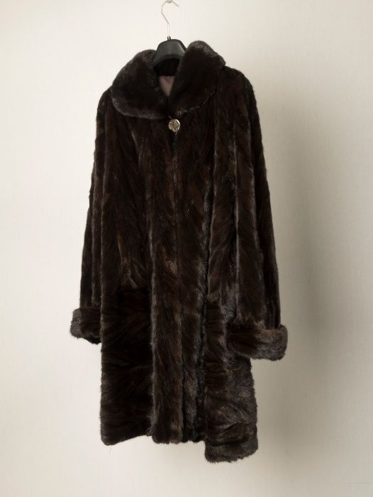 Haina de blana de Nurca bruna / Dasco / blana 100% naturala