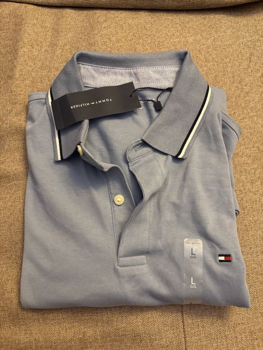 Vand tricou polo , Tommy Hilfiger , barbati , 100% bumbac , marimea L