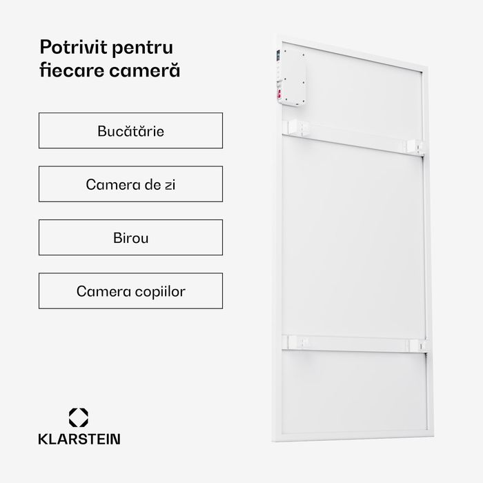Panou radiant cu infraroșu Alb 60x120