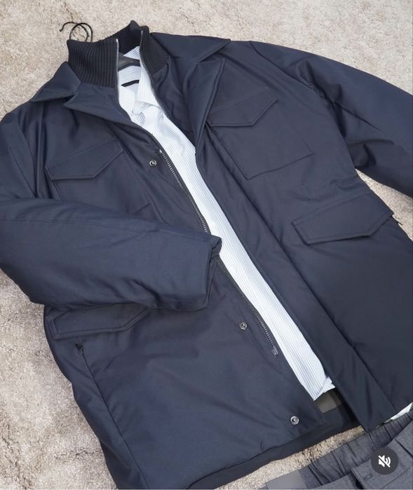 Куртка зимняя темно синяя