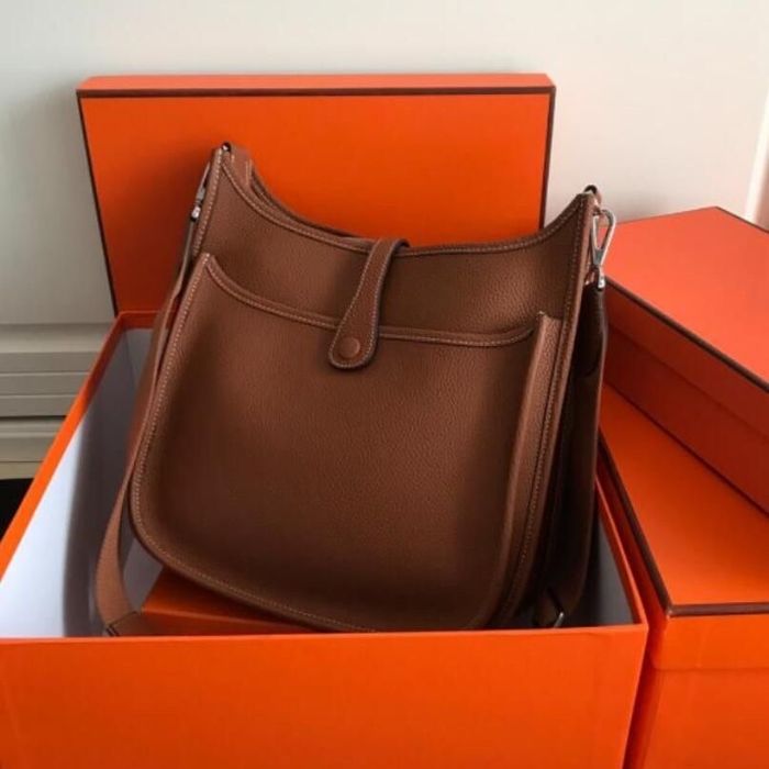 Hermes  Evelyne сумка Кожа Togo