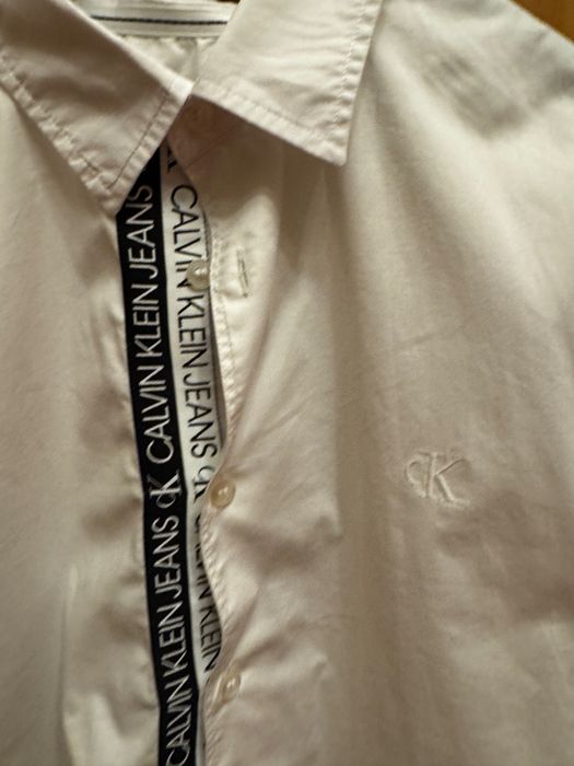 Оригинална риза Calvin Klein бяла