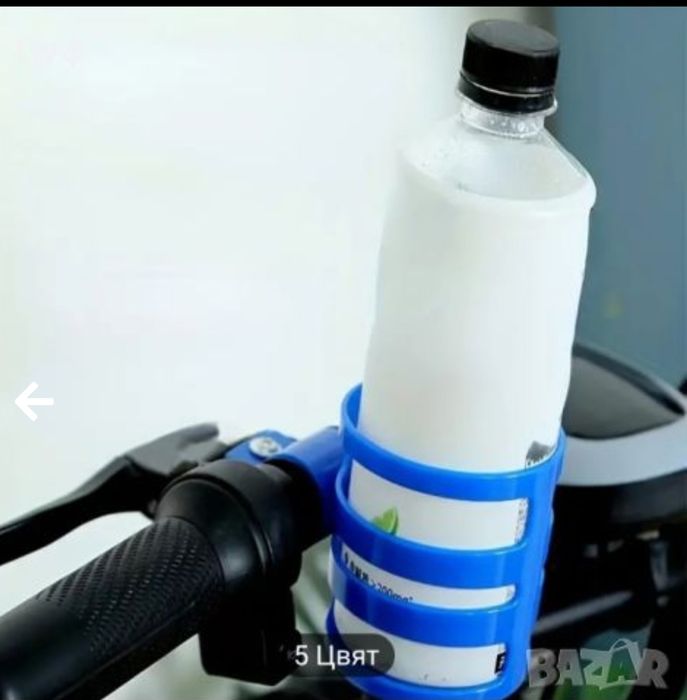 Универсална поставка 2 в 1 за телефон и чаша- колело, количка, скутер