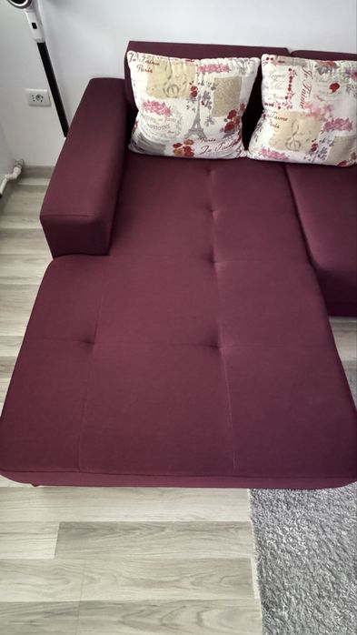 Colțar extensibil cu lada depozitare