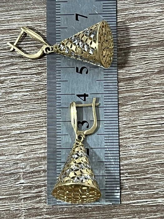 Златни обеци 585 4,7гр