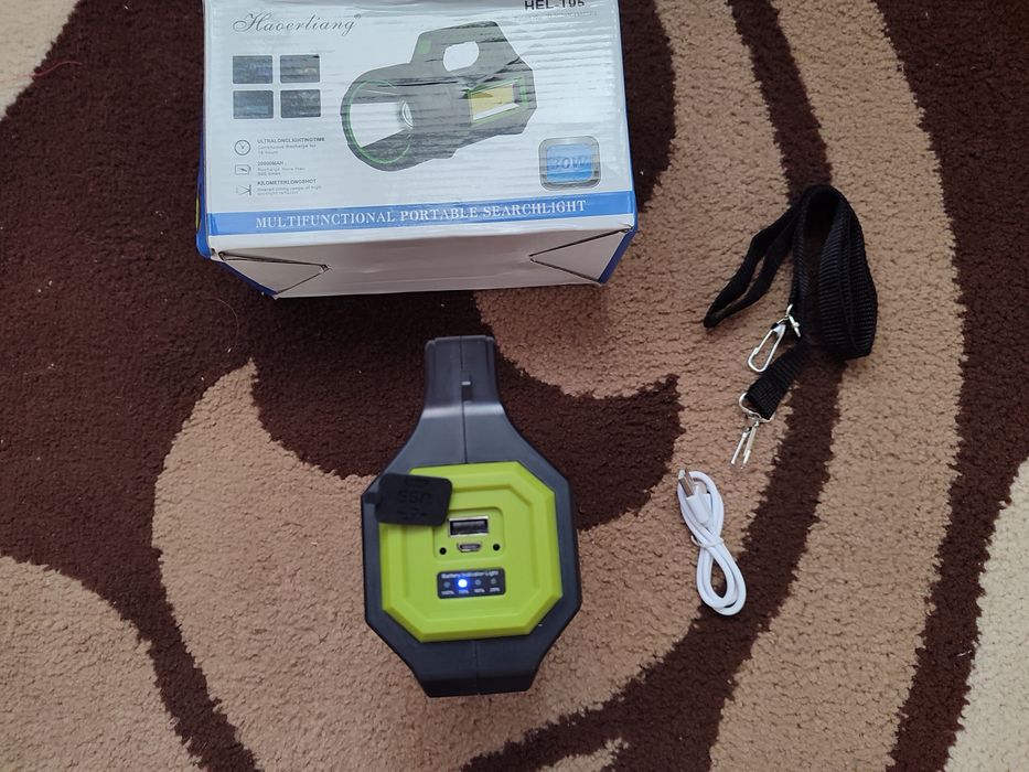 Фонарь походный на солнечных батареях