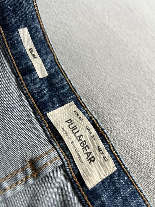 Мъжки Къси Дънки 32 Slim Pull Bear Jeans