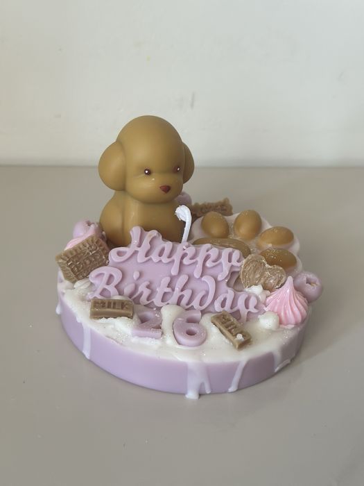 Ароматна свещ торта