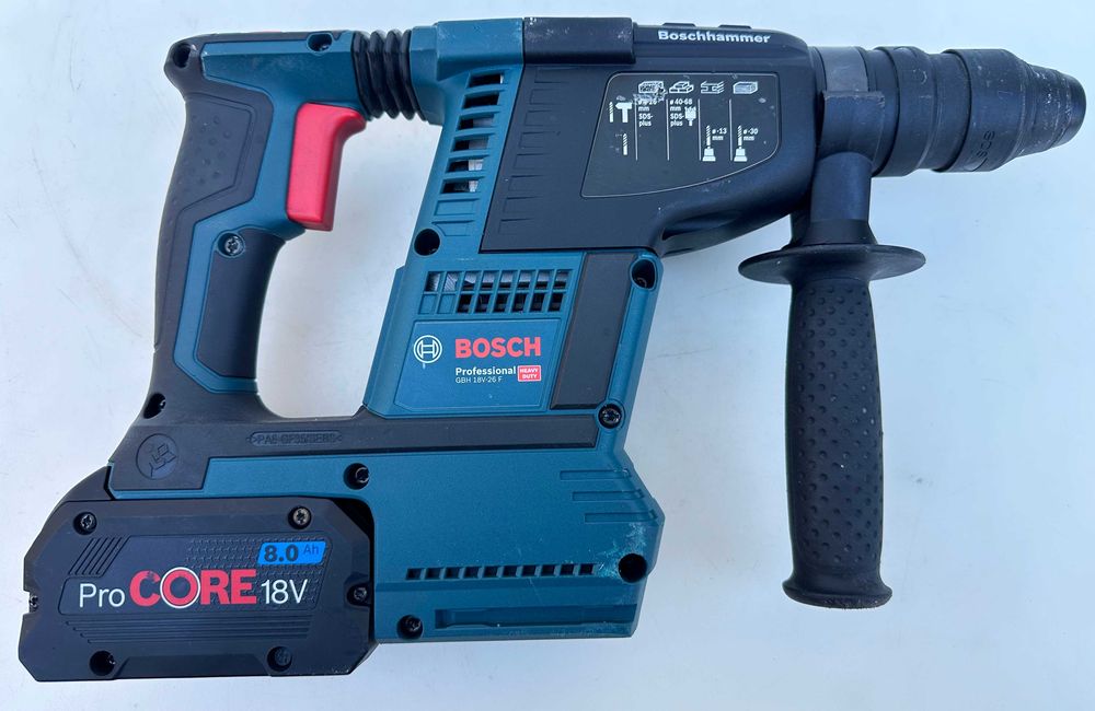 BOSCH GBH 18V-26 F - Безчетков перфоратор 2x18V 8.0Ah като нов!