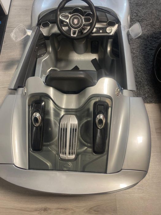Masina electrica copii Porche 918 Spyder 12V cu telecomanda
