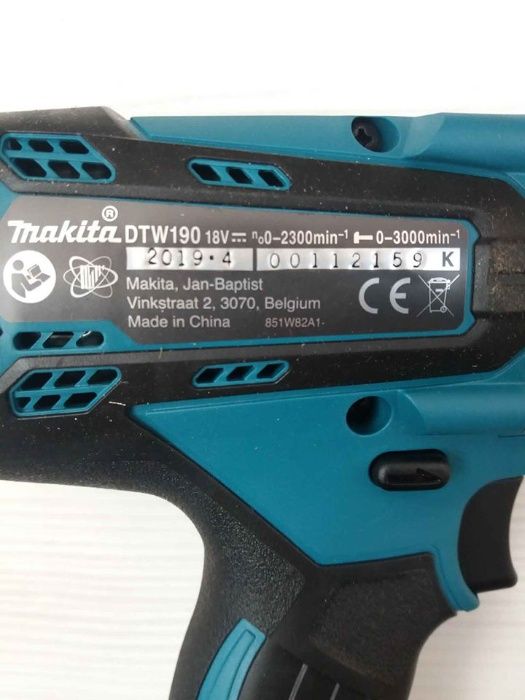 Нов оригинален гайковерт Makita DTW190Z