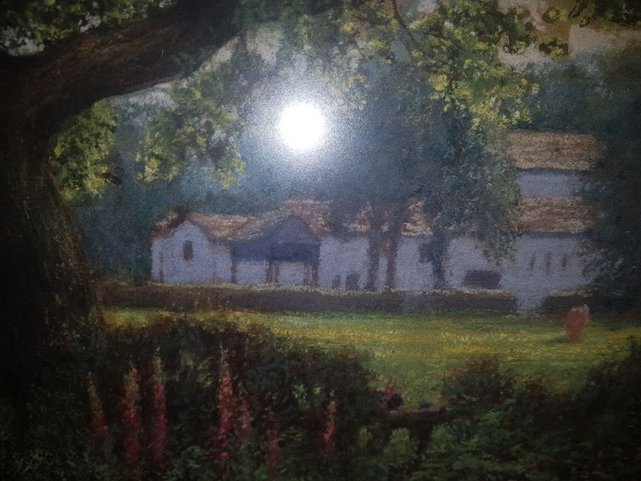 Tablou pastel pe hartie semnat Nicolae Vermont.