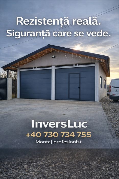 Usi de garaj sectionale sau tip rulou