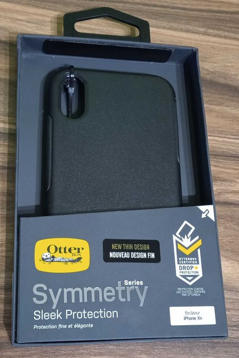 Твърд гръб OTTERBOX Symmetry Series Case  - Black за iPhone XR, Черен