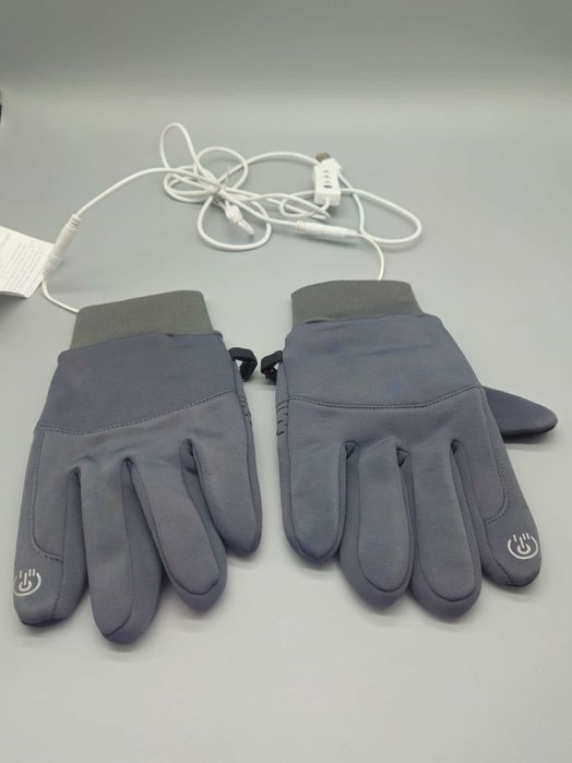 USB отопляеми ръкавици с контролер и 3 степени на топлина (37/40/45°C)