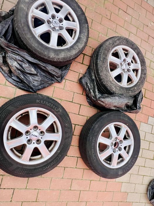 4x Jante Aliaj Rial Volkswagen R15 5×112 + Cauciucuri
