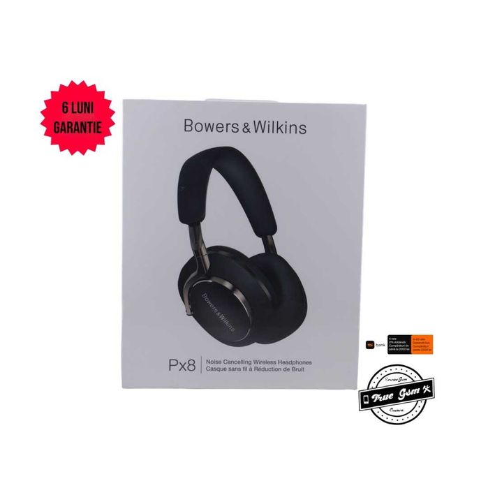 Casti Bowers & Wilkins Px8 ANC, Black | TrueGSM