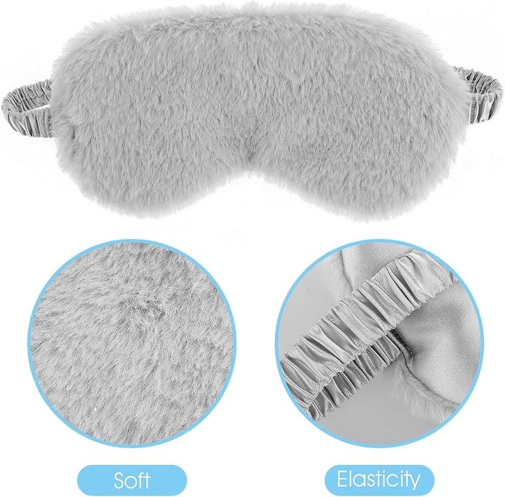 Плюшена маска за очи