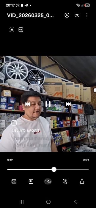 Придётся готовы бизнес автозапчастей  чирчик 8.возле авто сервис