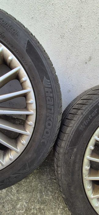 Roti/Jante aliaj 5x110 R17 Alfa Romeo cu anvelope de iarna Hankook