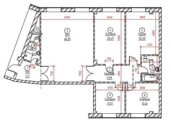 ;4xona kvartira 141m2‼️4ком квартира 141м2‼️4room apartment,141sq.m‼️