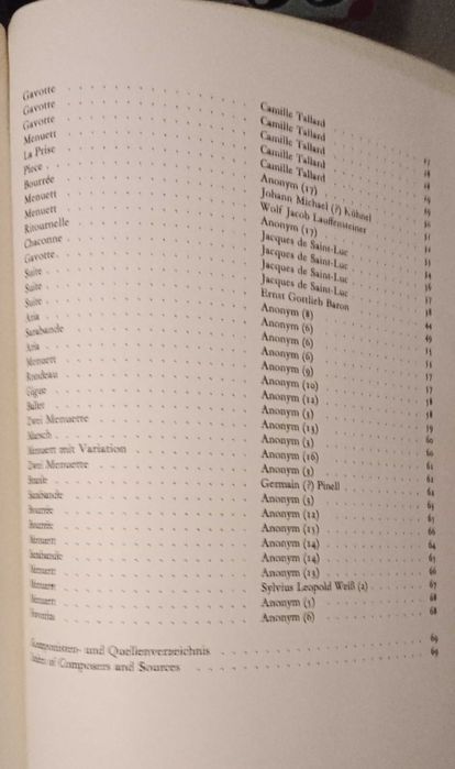 2 тетрадки с нотирани пиеси за китара с музика от 17 и 18 век