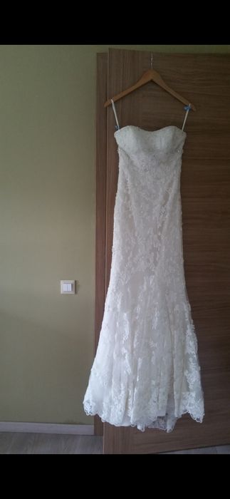 Rochie mireasa dantela,sirena,mărimea 34-36